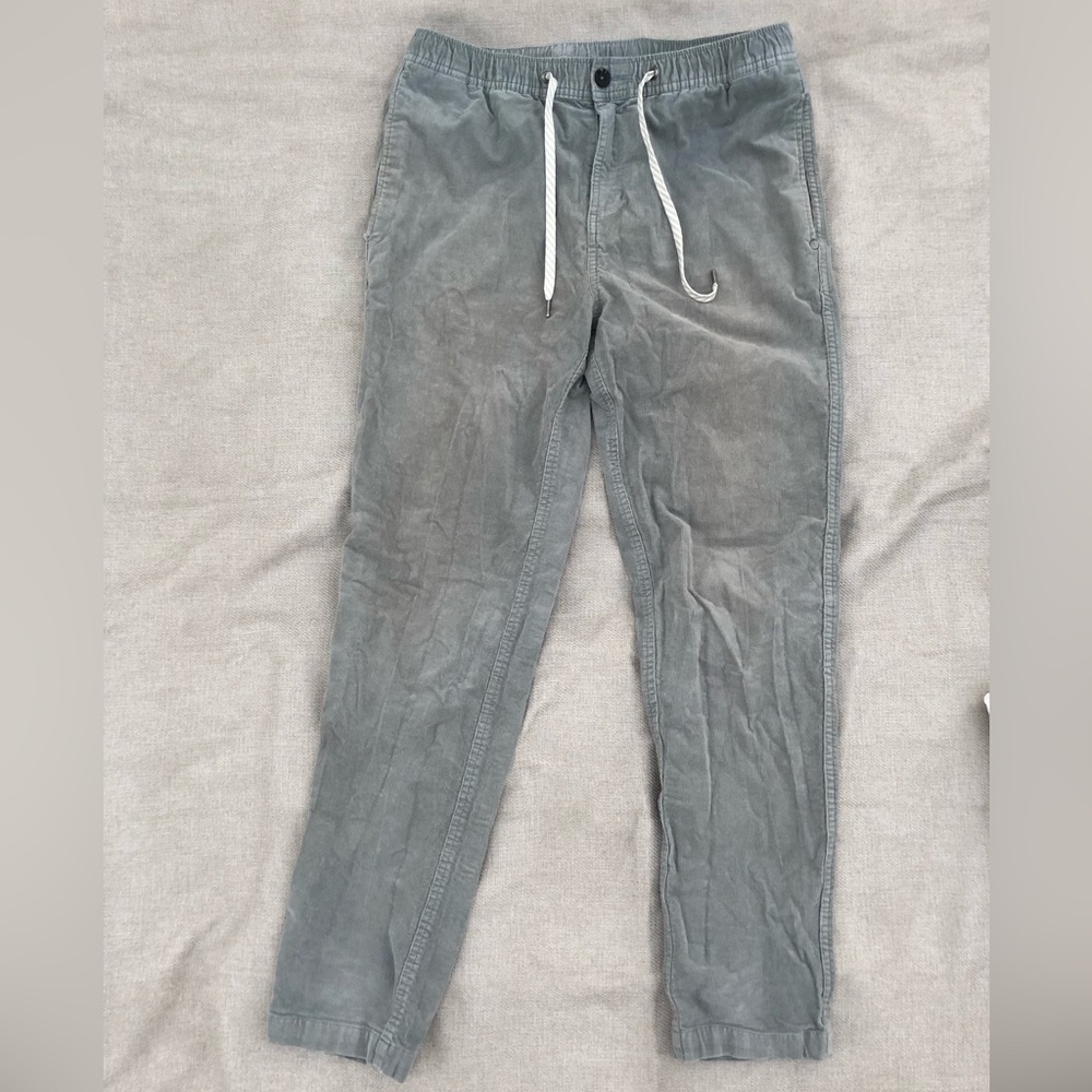 Vuori Men’s Optimist Corduroy Pants V440 Drawstring Elastic Waist Large